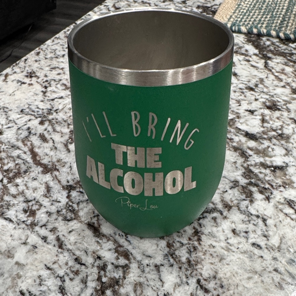 Green Stainless Steel Tumbler by Piper Lou